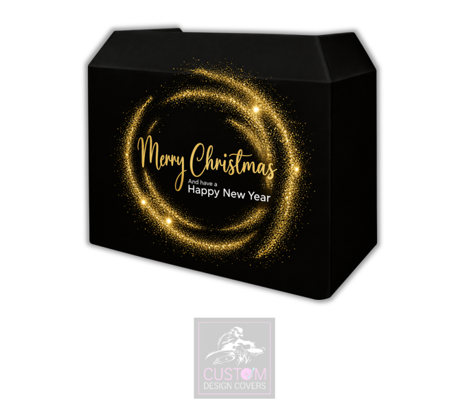 Merry Christmas Lycra DJ Booth Cover
