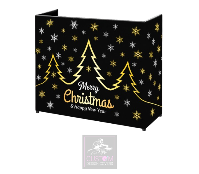 Christmas Lycra DJ Booth Cover