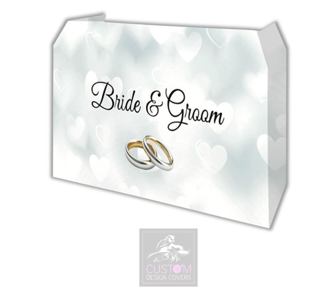 Bride & Groom Lycra DJ Booth Cover (PACKAGE BUNDLE)