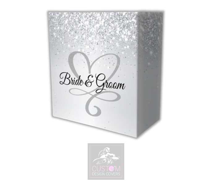 Bride & Groom Lycra DJ Booth Covers