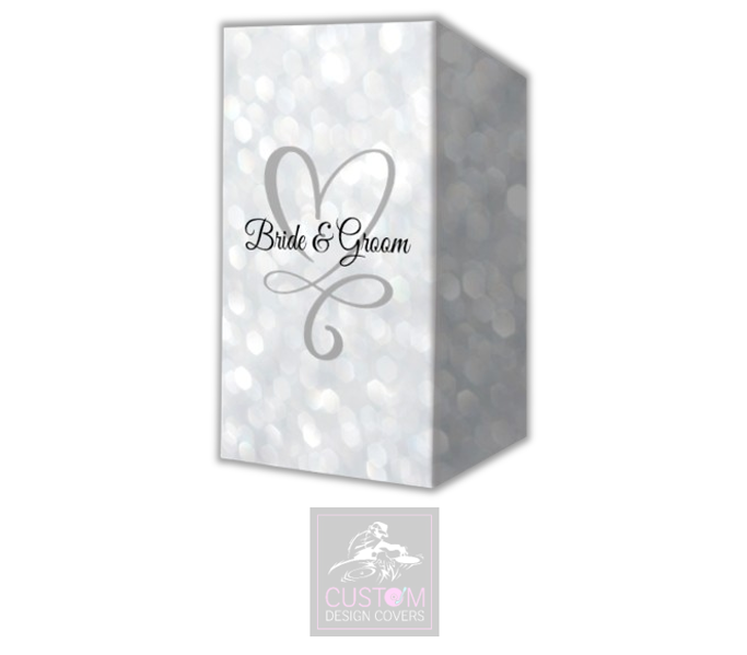 Bride & Groom Lycra DJ Booth Cover