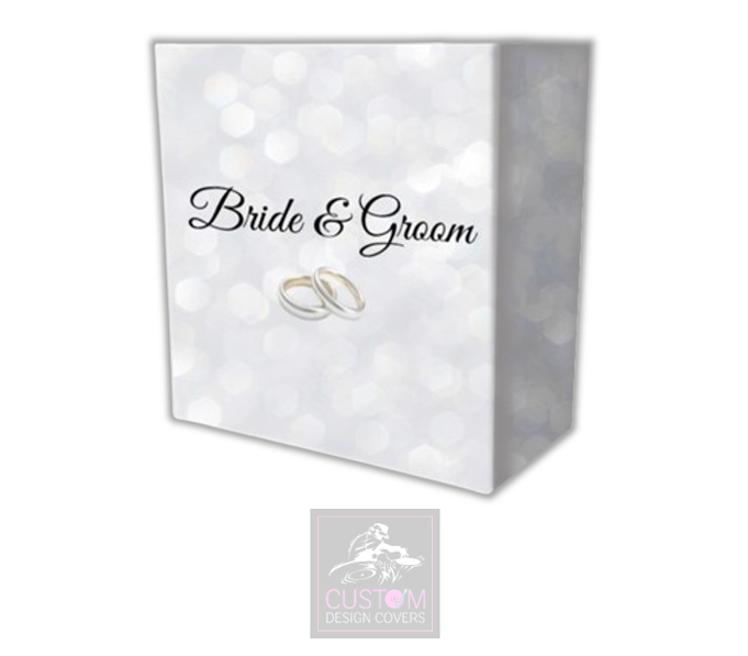 Bride & Groom Lycra DJ Booth Cover