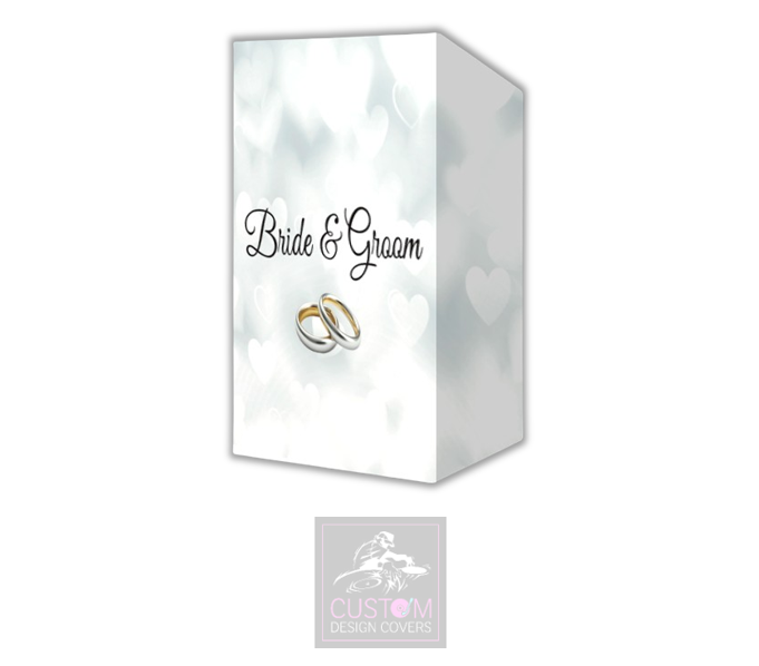 Bride & Groom DJ Lycra DJ Covers
