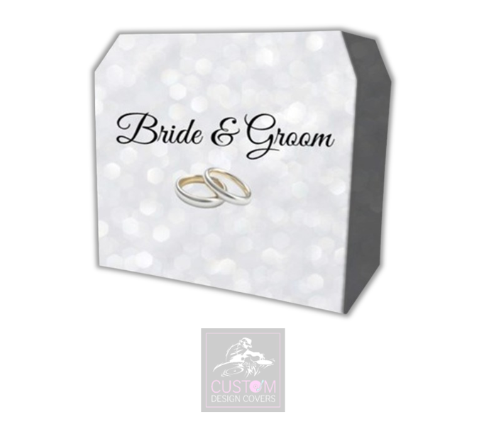 Bride & Groom Lycra DJ Booth Cover (PACKAGE BUNDLE)