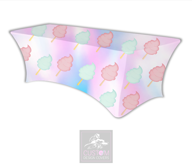 Candyfloss Lycra Table Cover