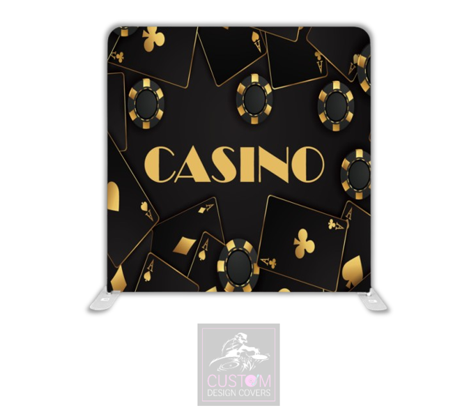 Casino Lycra Pillowcase Backdrop Cover (DOUBLE SIDED)