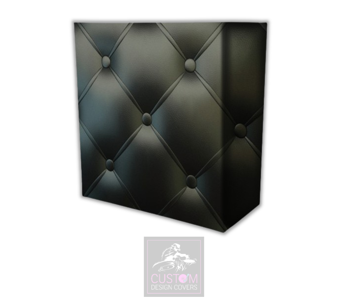 Black Chesterfield Lycra DJ Covers (PACKAGE BUNDLE)