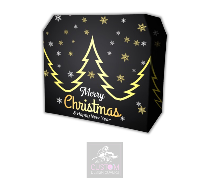 Christmas Lycra DJ Booth Cover