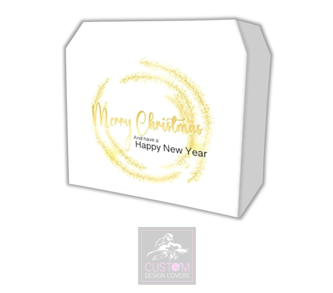 Merry Christmas Lycra DJ Booth Cover