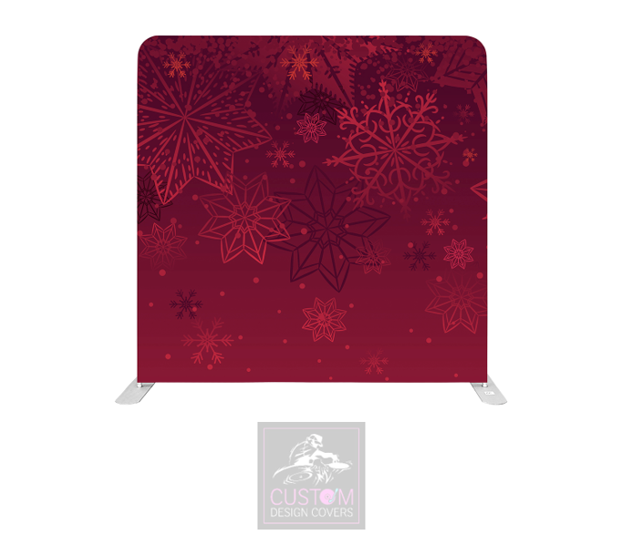 Snowflakes Lycra Pillowcase Backdrop Cover