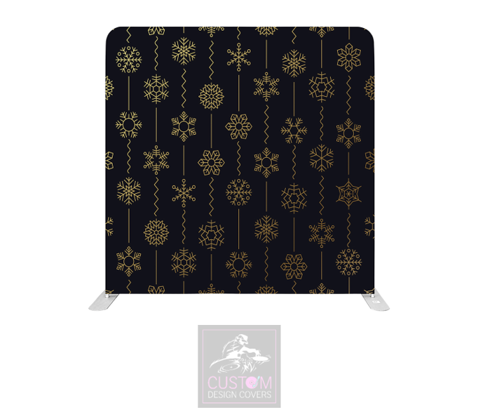 Snowflakes Lycra Pillowcase Backdrop Cover
