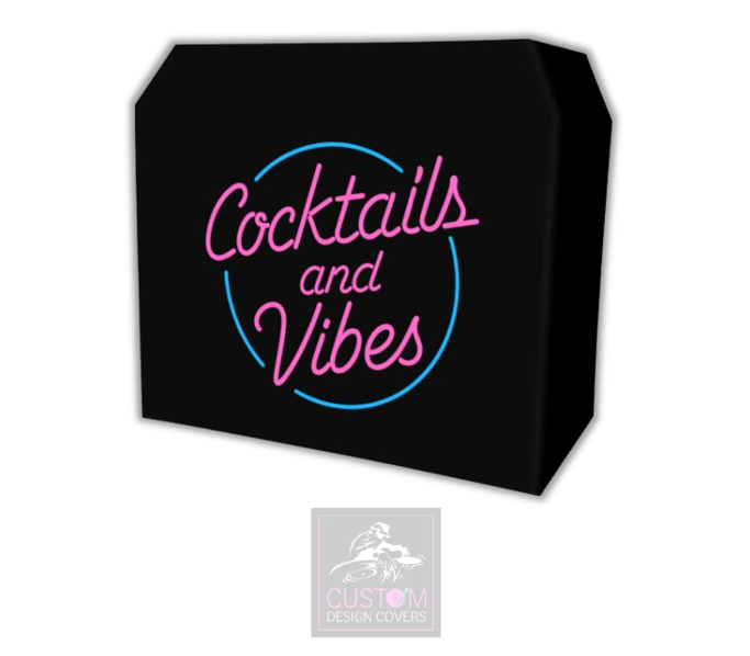 Cocktail & Vibes Lycra DJ Booth Cover