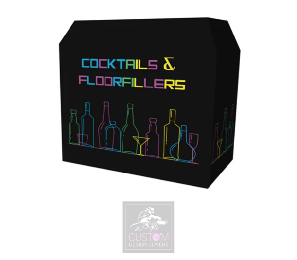 Cocktails & Floorfillers Lycra DJ Booth Cover