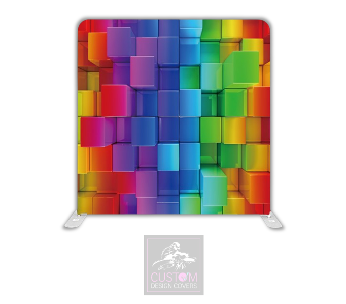 Colour Block Lycra Pillowcase Backdrop Cover