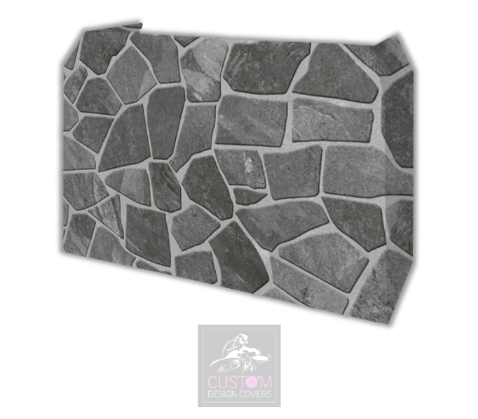 The Crazy Paving Wall Lycra DJ Booth Cover