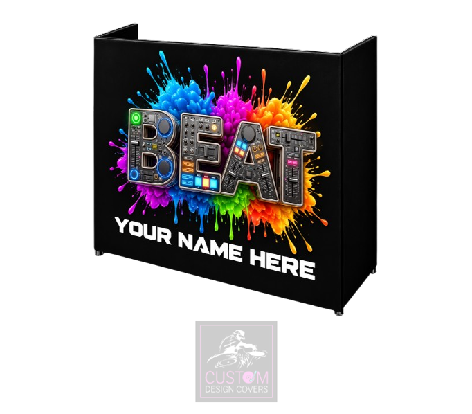 Custom Beats Lycra DJ Booth Cover