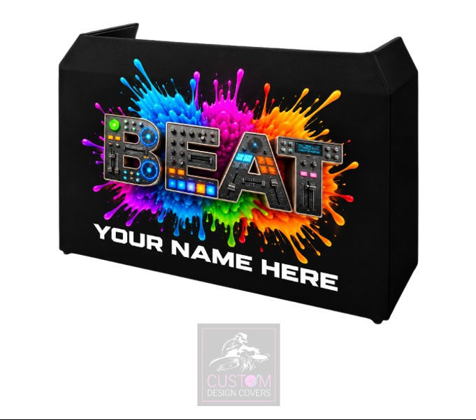 Custom Beats Lycra DJ Booth Cover