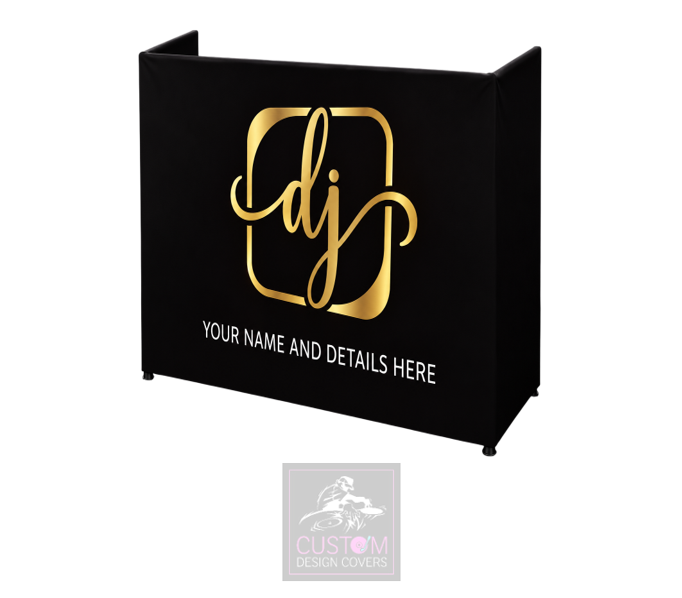 Custom DJ Logo Lycra DJ Booth Cover