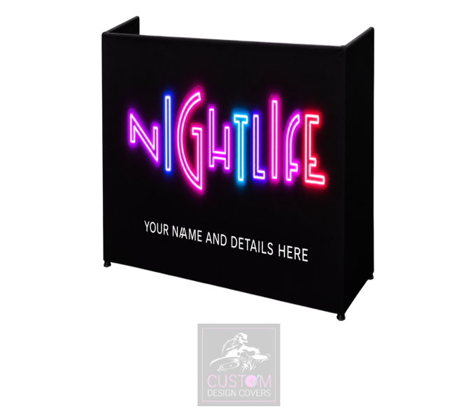 Nightlife Custom Lycra DJ Booth Cover