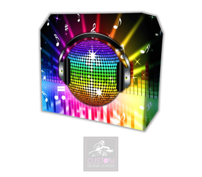 Disco Fever Lycra DJ Booth Cover