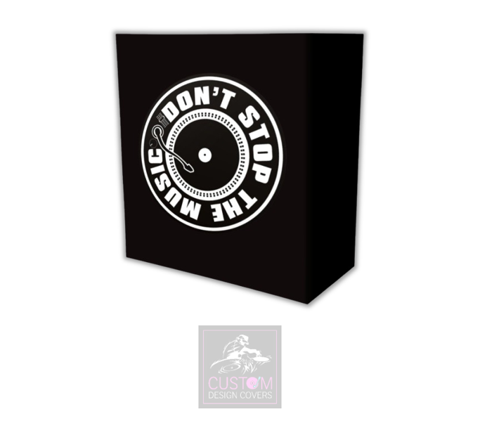 Don't Stop The Music Lycra DJ Booth Cover
