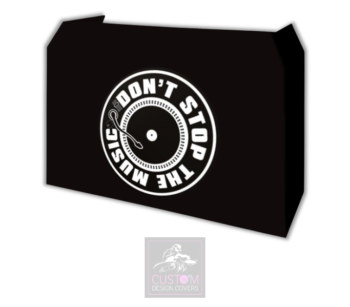 Don't Stop The Music Lycra DJ Booth Cover