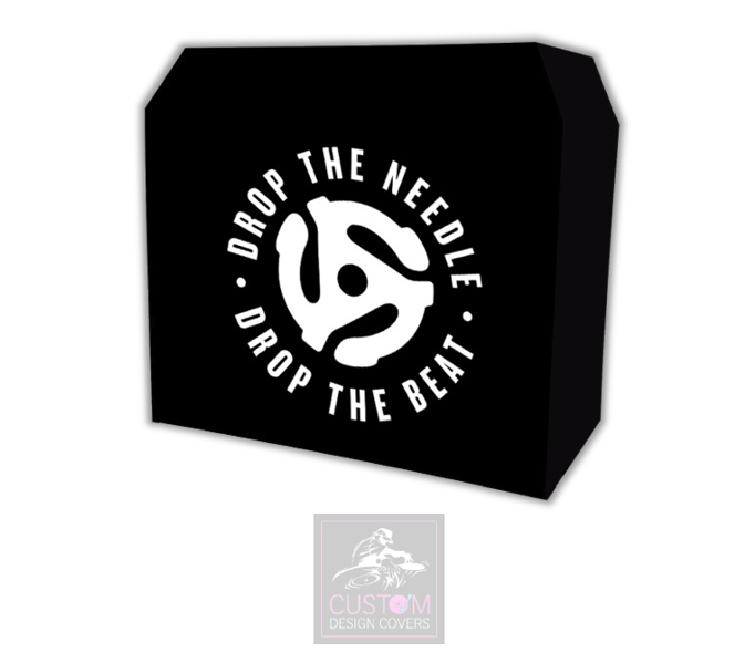 Drop The Needle Drop The Beat Lycra DJ Booth Cover