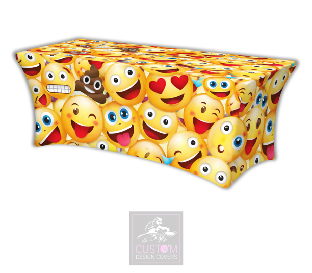 Emoji Lycra Table Cover