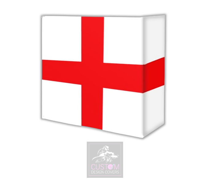 England Flag Lycra DJ Booth Cover