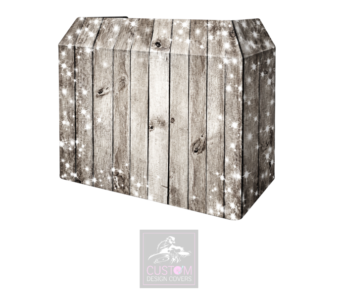 Festive Rustic Lycra DJ Booth Cover