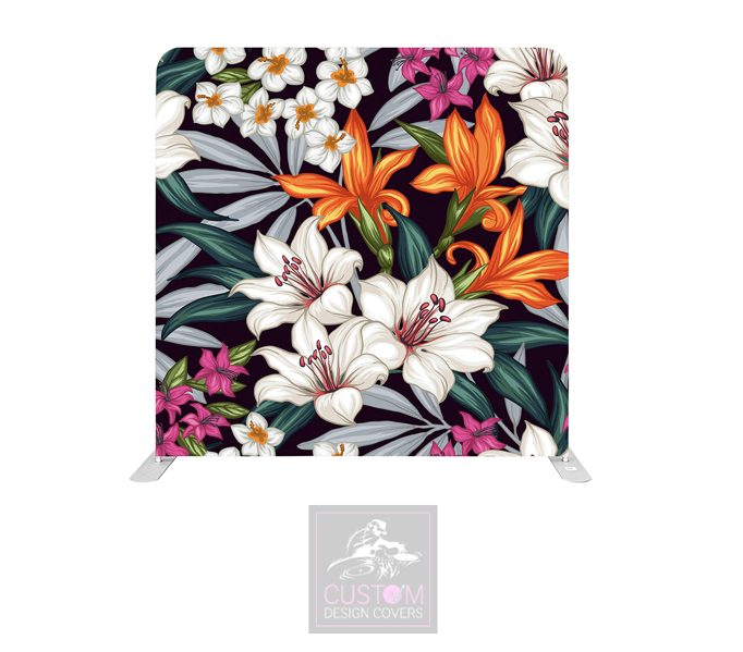 Flower Variety Lycra Pillowcase Backdrop Cover (DOUBLE SIDED)