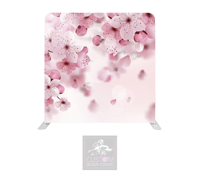 Cherry Blossom Lycra Pillowcase Backdrop Cover (DOUBLE SIDED)