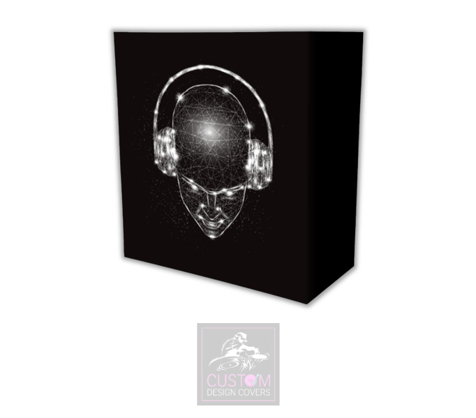 Futuristic DJ Lycra DJ Booth Cover