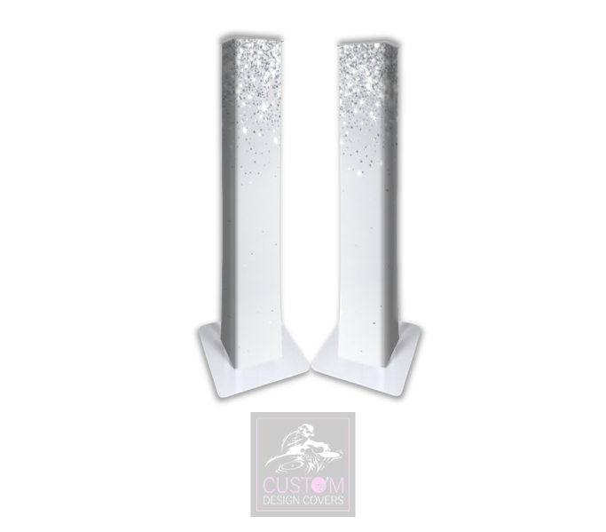 Bride & Groom DJ UV Lycra DJ Covers (PACKAGE BUNDLE)