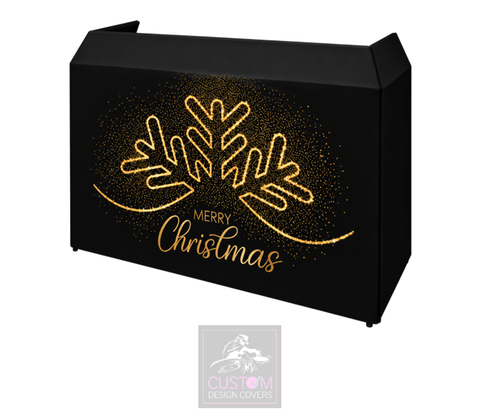Merry Christmas Lycra DJ Booth Cover
