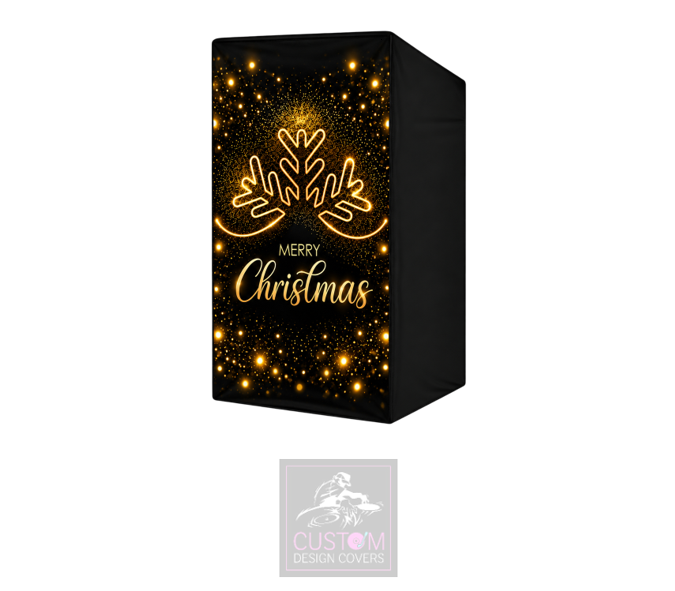 Merry Christmas Lycra DJ Booth Cover