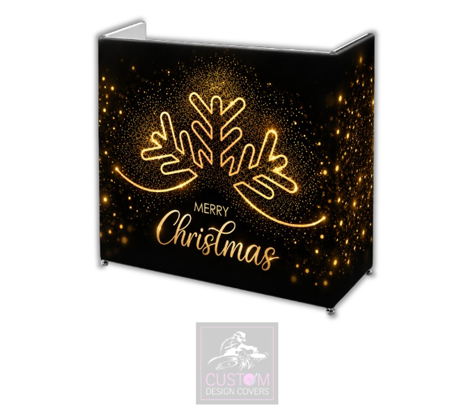 Merry Christmas Lycra DJ Booth Cover