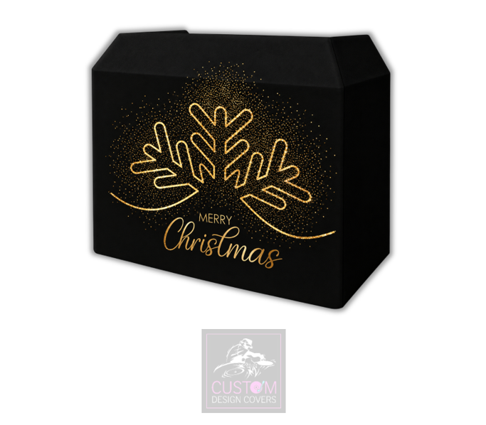 Merry Christmas Lycra DJ Booth Cover