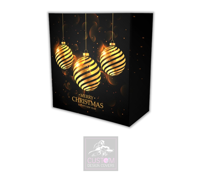 Merry Christmas Lycra DJ Booth Covers