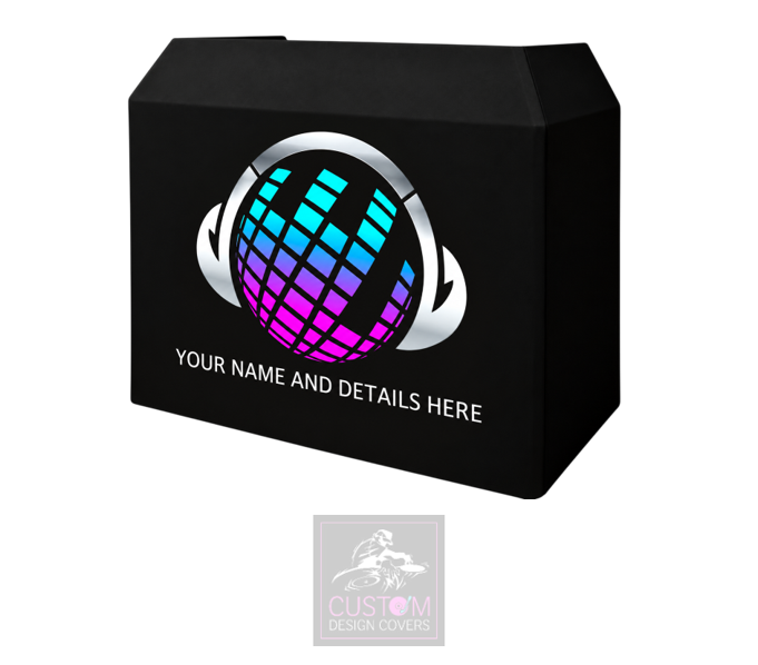 Good Vibes Custom Lycra DJ Booth Cover