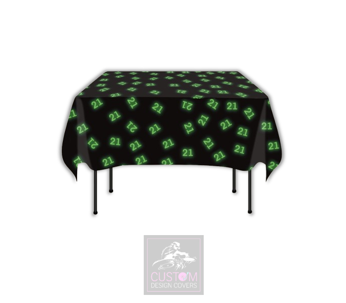 Green Age Square Table Cover