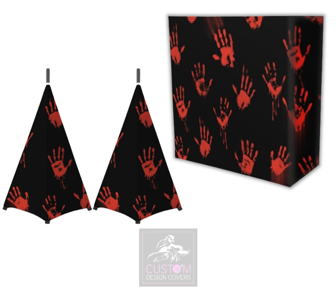 Halloween Lycra DJ Booth Cover (PACKAGE BUNDLE) - COMBI