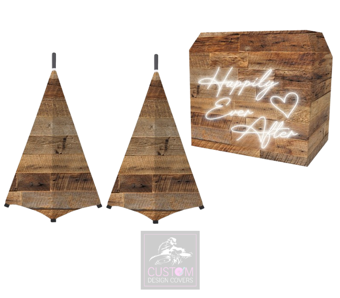 Rustic Happily Ever After Lycra DJ Covers (PACKAGE BUNDLE) - MKII