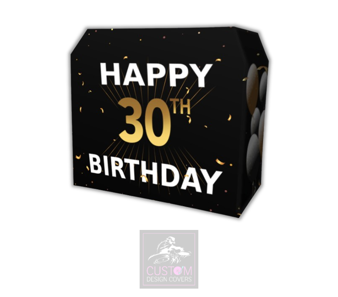 Happy 30th Birthday Lycra DJ Booth Cover