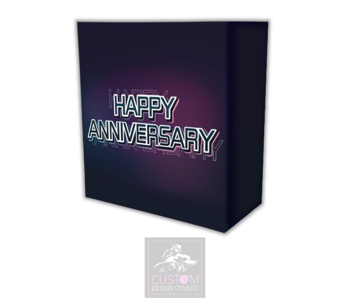 Happy Anniversary Lycra DJ Booth Cover