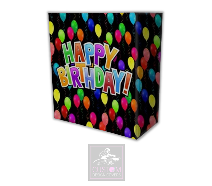 Happy Birthday Lycra DJ Booth Cover (PACKAGE BUNDLE)