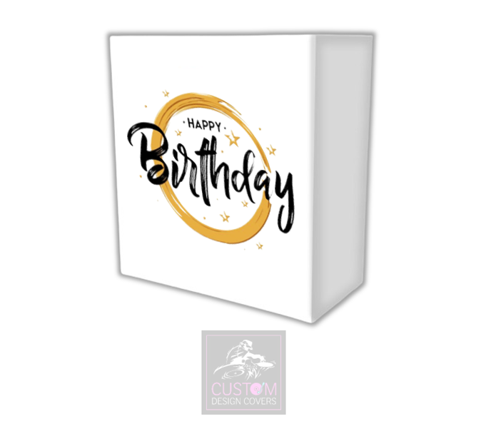 Happy Birthday Lycra DJ Booth Cover