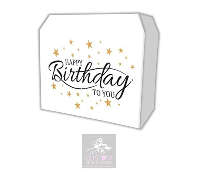 Happy Birthday Lycra DJ Booth Cover