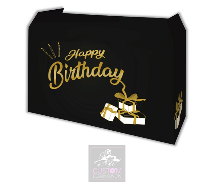 Happy Birthday Lycra DJ Booth Cover