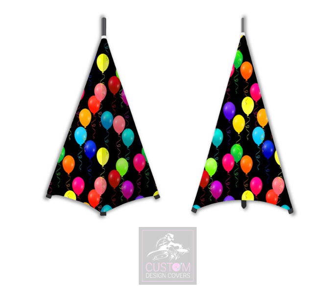 Happy Birthday Speaker Stand Lycra Covers